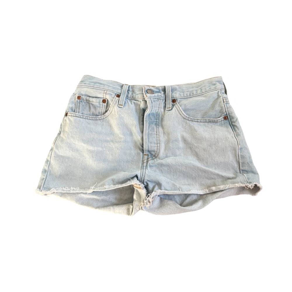 Levi's Light Blue Denim Shorts
